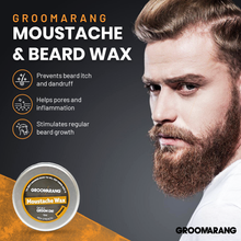 Load image into Gallery viewer, Groomarang Original Moustache Wax - Strong Hold for a Perfectly Styled Moustache - 15ml & 30ml
