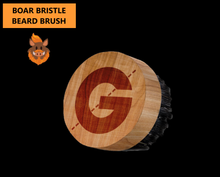 Load image into Gallery viewer, Groomarang ‘O’ Boar Bristle Beard Brush – For Perfect Beard Care and Styling