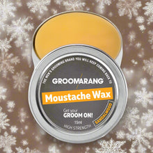 Load image into Gallery viewer, Groomarang Original Moustache Wax - Strong Hold for a Perfectly Styled Moustache - 15ml & 30ml