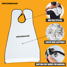 Load image into Gallery viewer, Groomarang Beard Catcher Beard Cape - Trim Your Beard, Not Your Time!