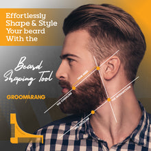 Load image into Gallery viewer, The Groomarang™ Beard Shaping Template & Beard Comb, Perfect Lines Every Time!