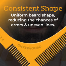 Load image into Gallery viewer, The Groomarang™ Beard Shaping Template & Beard Comb, Perfect Lines Every Time!
