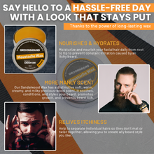 Load image into Gallery viewer, Groomarang Original Moustache Wax - Strong Hold for a Perfectly Styled Moustache - 15ml & 30ml