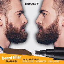 Load image into Gallery viewer, Groomarang ‘Beard Filler’ Beard Pen and Brush – Perfect for Patchy Beards and Adding Depth
