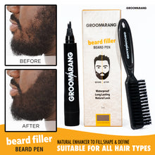 Load image into Gallery viewer, Groomarang ‘Beard Filler’ Beard Pen and Brush – Perfect for Patchy Beards and Adding Depth