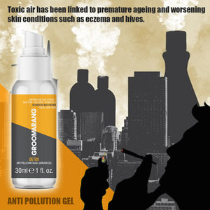 Groomarang Facial Skincare Gel - Anti Pollution Detox