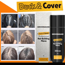 Load image into Gallery viewer, Groomarang Duck & Cover Professional Keratin Hair Building Fibres 28g - Free Delivery