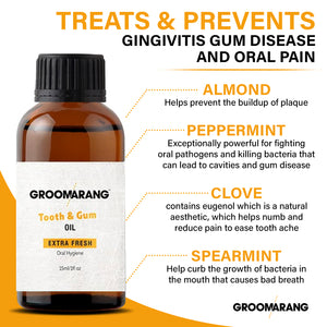 Groomarang Tooth & Gum Oil 15ml - Extra Fresh