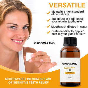 Groomarang Tooth & Gum Oil 15ml - Extra Fresh