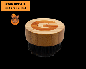 Groomarang ‘O’ Boar Bristle Beard Brush – For Perfect Beard Care and Styling