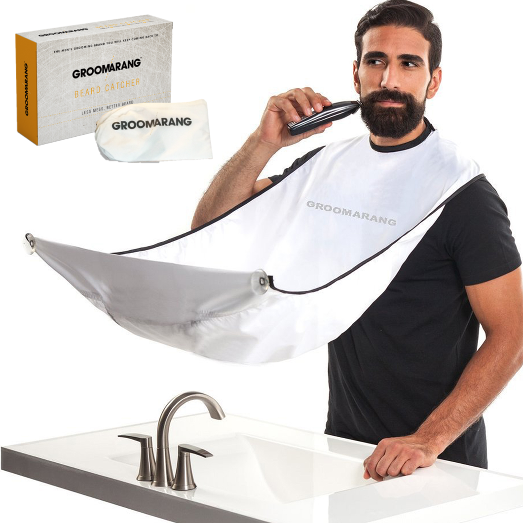 Groomarang Beard Catcher Beard Cape - Less Mess, Better Beard!
