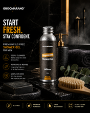 Load image into Gallery viewer, Groomarang Men’s Shower Gel – 100ml | Premium Refreshing Body Wash