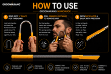 Load image into Gallery viewer, Groomarang Nunchuck - Revolutionary 2-in-1 Facial Threading and Shaving Device