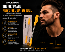 Load image into Gallery viewer, Groomarang Nunchuck - Revolutionary 2-in-1 Facial Threading and Shaving Device