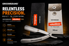 Load image into Gallery viewer, Groomarang Relentless Pro Cut Throat Razor with Blades