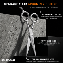 Load image into Gallery viewer, Groomarang Professional German Stainless Steel Hair Scissors
