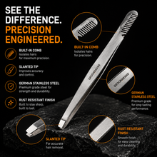 Load image into Gallery viewer, Groomarang Eagle Tweezer Comb - Precision Grooming Tool