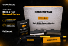 Load image into Gallery viewer, Groomarang 'Back In It' Back And Body Hair Shaver - Unisex, Extendable, Portable!
