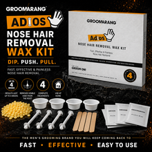 Load image into Gallery viewer, Groomarang Adios Nose Hair Removal Wax Kit