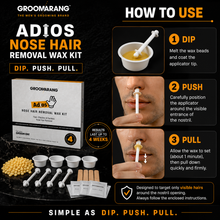 Load image into Gallery viewer, Groomarang Adios Nose Hair Removal Wax Kit