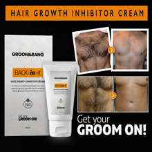 Load image into Gallery viewer, Groomarang 'Back In It' Hair Growth Inhibitor Cream – 100ml