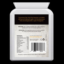 Load image into Gallery viewer, Groomarang Hair of the Dog Hangover Cure Tablets | 30 Capsules