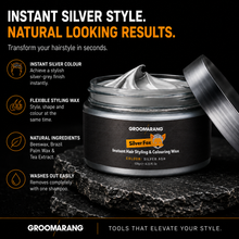 Load image into Gallery viewer, Groomarang Silver Fox Instant Hair Styling &amp; Colouring Wax