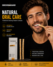 Load image into Gallery viewer, Groomarang Miswak 2 Pack - Natural 'On the Go' Teeth Cleaning