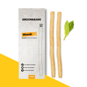 Groomarang Miswak 2 Pack - Natural 'On the Go' Teeth Cleaning