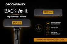 Load image into Gallery viewer, Groomarang ' Back-In-It ' Back Hair Removal Device Replacement Blades