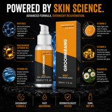 Load image into Gallery viewer, Groomarang Premium Facial Skincare Cremigel 30ml - Night Use