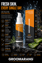 Load image into Gallery viewer, Groomarang Premium Facial Skincare - Anti Pollution Detox Gel 30ml