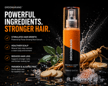 Load image into Gallery viewer, Groomarang Power Of Man Collection – Premium Hair Strengthening Lotion for Men