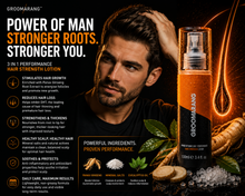 Load image into Gallery viewer, Groomarang Power Of Man Collection – Premium Hair Strengthening Lotion for Men