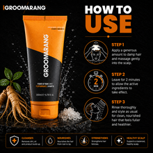 Load image into Gallery viewer, Groomarang Power of Man 3 in 1 'Performance' Hair Loss Shampoo - 200ml