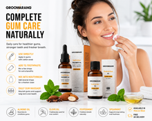 Load image into Gallery viewer, Groomarang Tooth &amp; Gum Treatment Oil – 15ml or 30ml Extra Strength Oral Care with Free UK Delivery