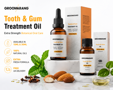 Load image into Gallery viewer, Groomarang Tooth &amp; Gum Treatment Oil – 15ml or 30ml Extra Strength Oral Care with Free UK Delivery