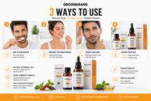 Load image into Gallery viewer, Groomarang Tooth &amp; Gum Treatment Oil – 15ml or 30ml Extra Strength Oral Care with Free UK Delivery