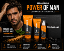 Load image into Gallery viewer, Groomarang Power of Man Ultimate Hair Care Bundle - Gift Box Bundle 4