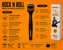 Load image into Gallery viewer, Groomarang 'Rock n Roll' Beard and Hair Growth Derma Roller - 0.5mm - Unisex