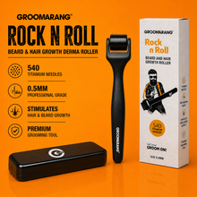 Load image into Gallery viewer, Groomarang 'Rock n Roll' Beard and Hair Growth Derma Roller - 0.5mm - Unisex