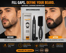Load image into Gallery viewer, Groomarang ‘Beard Filler’ Beard Pen and Brush – Perfect for Patchy Beards and Adding Depth