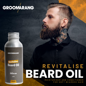 Groomarang Sweet Almond & Jojoba Beard Oil - 30ml & 100ml