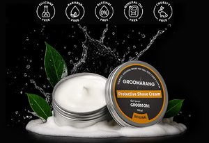 The Groomarang Moisturising Protective Shave Cream (100ml Tub) - A Little Goes A Loooong Way! 