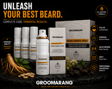 Load image into Gallery viewer, Groomarang Natural Beard Growth Spray - Fuller, Thicker, Darker Beard in No Time!