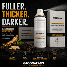 Load image into Gallery viewer, Groomarang Natural Beard Growth Spray - Fuller, Thicker, Darker Beard in No Time!
