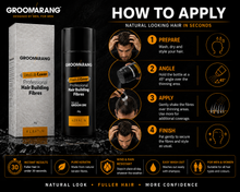 Load image into Gallery viewer, Groomarang Duck &amp; Cover Professional Keratin Hair Building Fibres 28g - Free Delivery