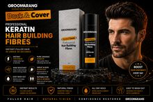 Load image into Gallery viewer, Groomarang Duck &amp; Cover Professional Keratin Hair Building Fibres 28g - Free Delivery