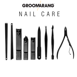 Groomarang 'The Ultimate' 15 Piece Mens Grooming Manicure & Pedicure Kit
