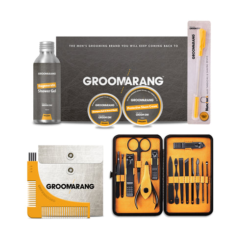 Groomarang 20 Piece Ultimate Men’s Grooming Gift Set